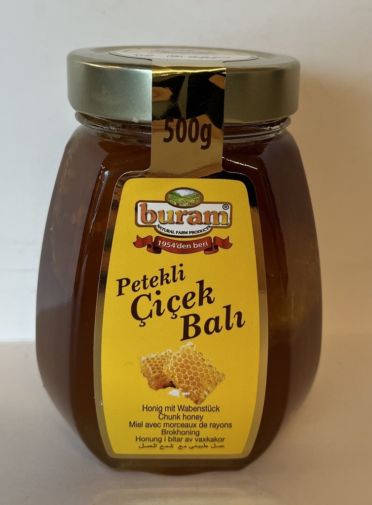 Acacia honey with honeycomb