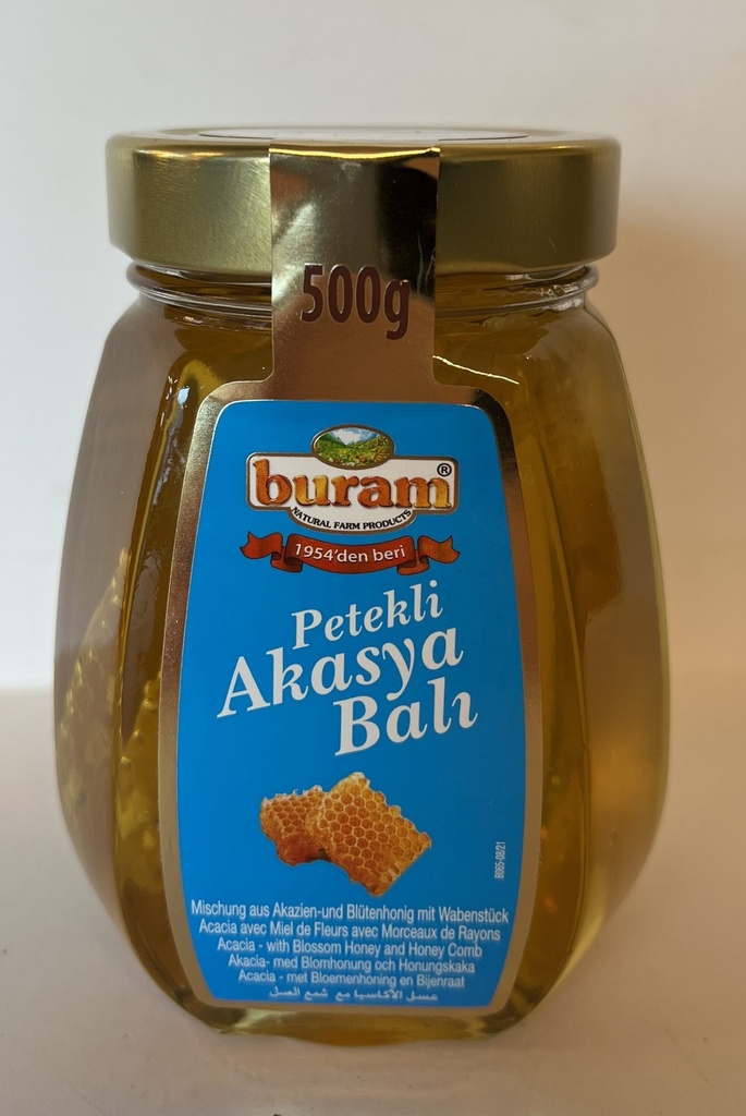 Acacia honey with honeycomb BURAM