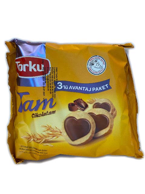 Cookies with chocolate and milk cream TORKU