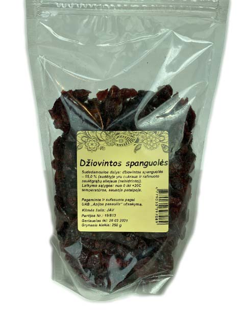 Dried cranberries