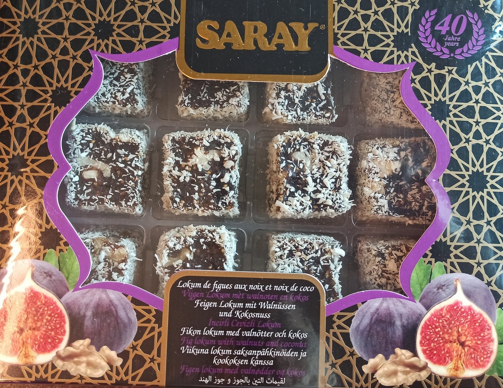 Fig lokum with walnuts SARAY