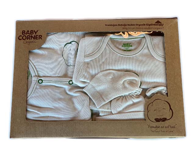 Ekologiškas drabužėlių rinkinys NEW BORN