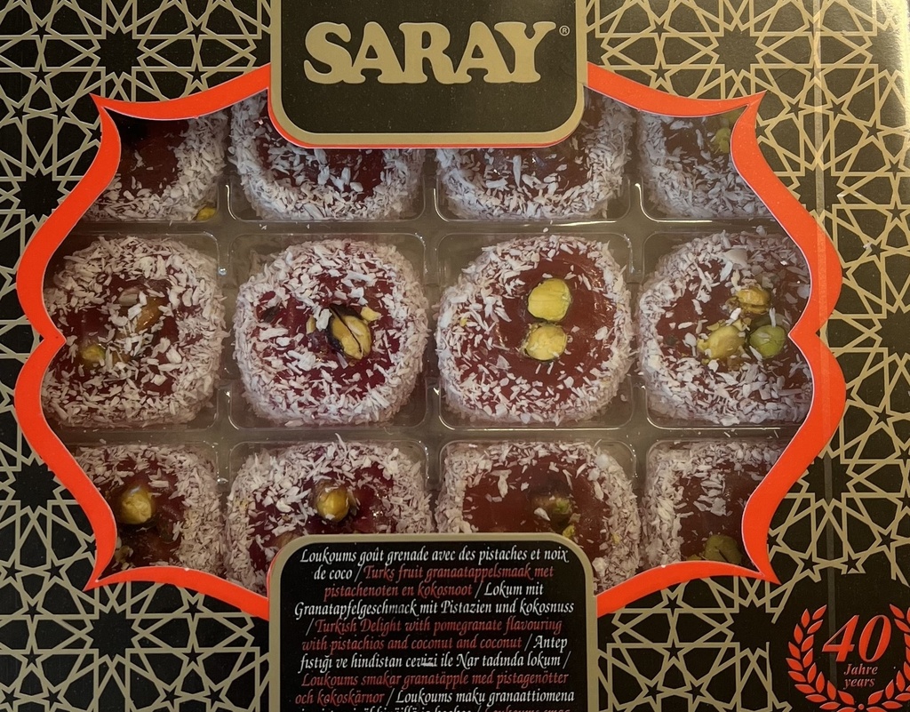 Pomegranate lokum with pistachio SARAY
