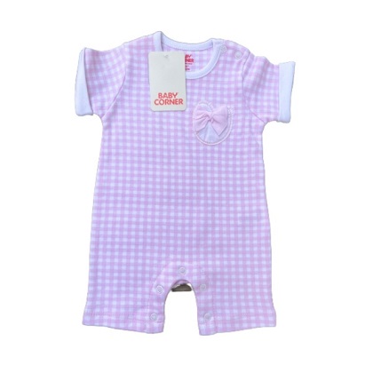 Smėlinukas trump. rankovėmis 0-3mėn.