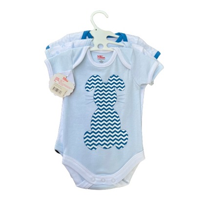 Smėlinukas trump. rankovėmis 3vnt.