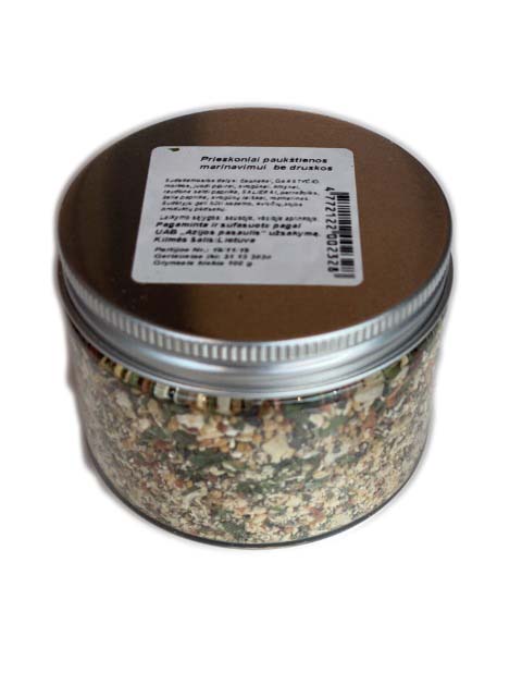 Spices for marinating poultry without salt