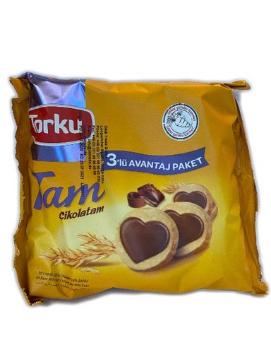Cookies with chocolate and milk cream TORKU