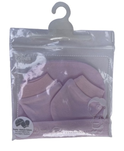 Kepurė, pirštinės 0-3 mėn