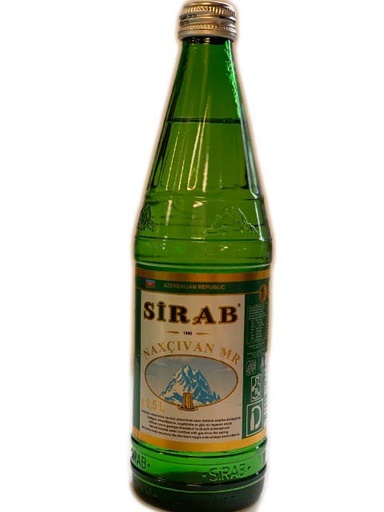 Natural sparkling mineral water SIRAB