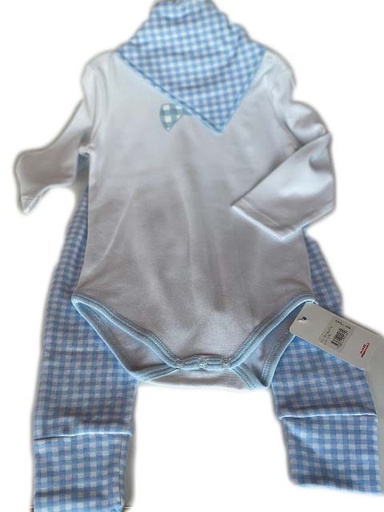 RABBIT set 24-36 months blue