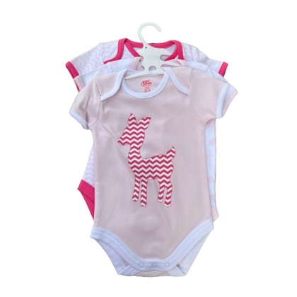 Smėlinukas trump. rankovėmis 3vnt.