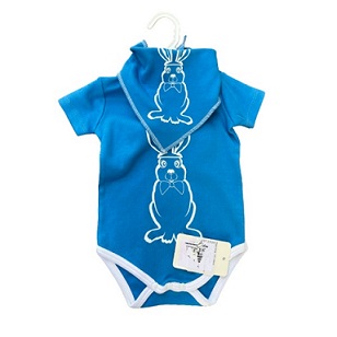 Smėlinuko ilg.rankovėmis ir skarelės komplektas 3-6mėn.