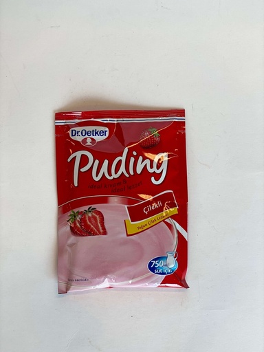 Braškių skonio pudingas DR.OETKER