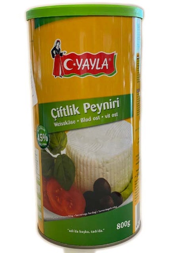 White cow's cheese (45% fat) YAYLA