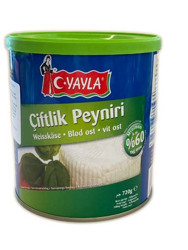 White cow's cheese (60% fat) YAYLA