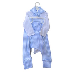 Šliaužtinuko ilg. rankovėmis, kelnių ir skarelės komplektas 18-24mėn.